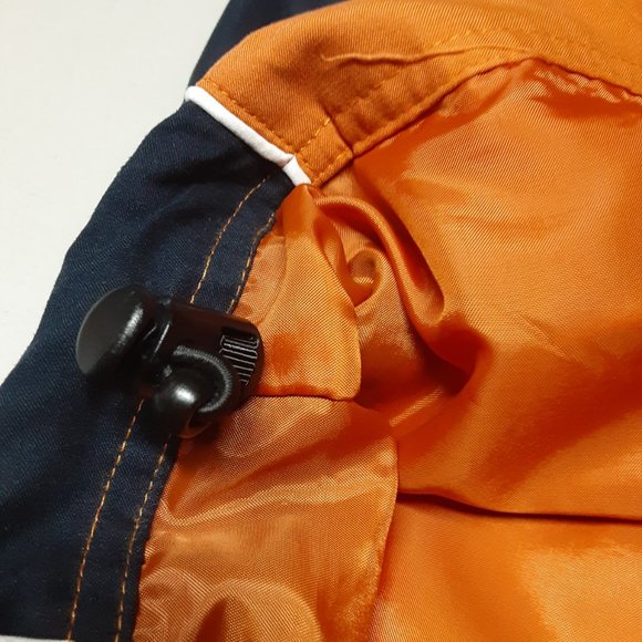 CALLAWAY MEN'S GOLF PULLOVER SHIRT | Size L | 1/4 Zip | Orange w/Black Stripe - Picture 11 of 14